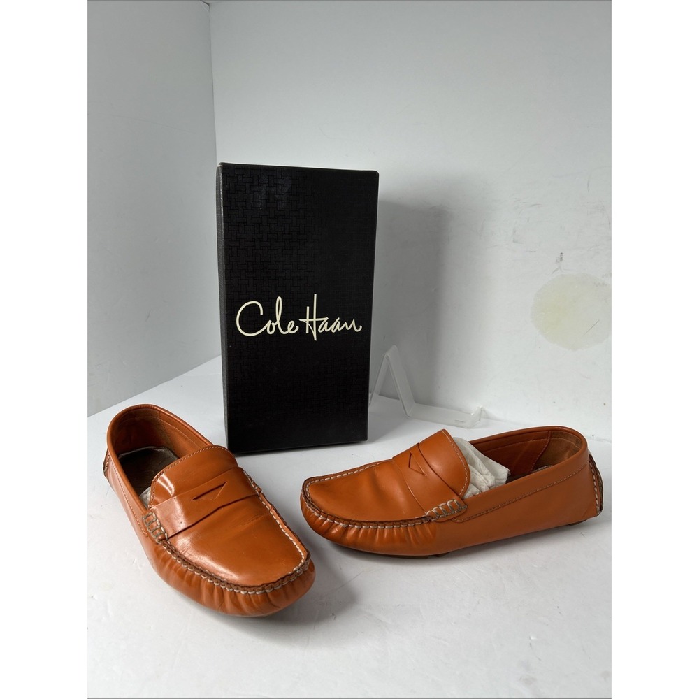 Cole Haan Trill by Driver Size 8 B Orange Patent Leather